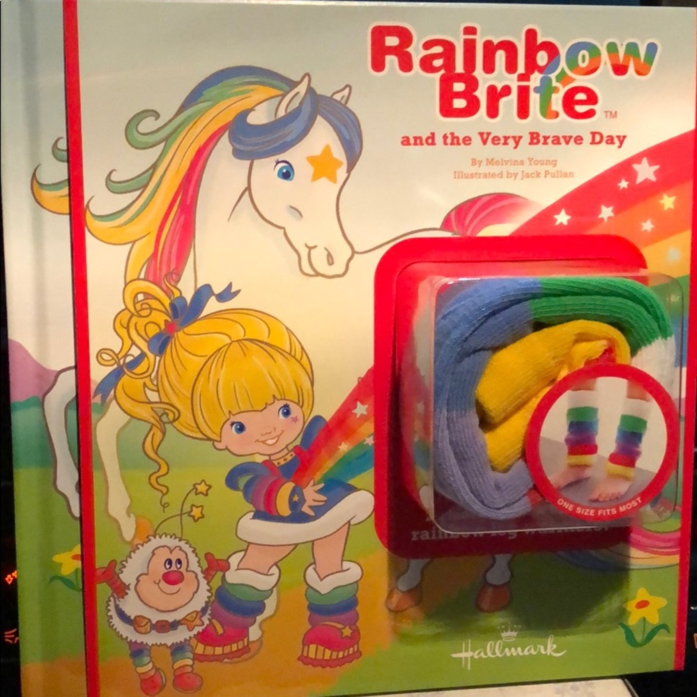 NEW Rainbow Brite Book w/ Leg Warmers